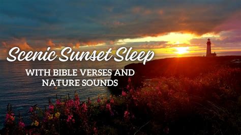 Scenic Sunsets With Bible Verses And Nature Sounds In Hd Youtube