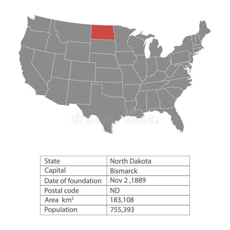 North Dakota State Outline Stock Illustrations – 1,419 North Dakota ...