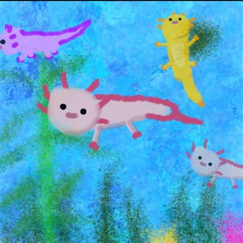 I Drew Axolotls Rminecraft