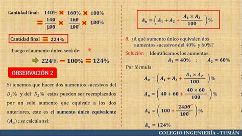 Descuentos Y Aumentos Sucesivos Ii Primaria Youtube