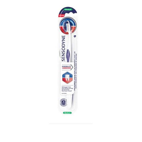 Sensodyne Sensitive Teeth and Gums Toothbrush Medium - Walmart.com ...