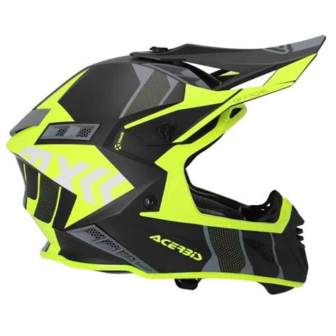 Casco Acerbis X Track 22 06 Amarillo Fluo Negro