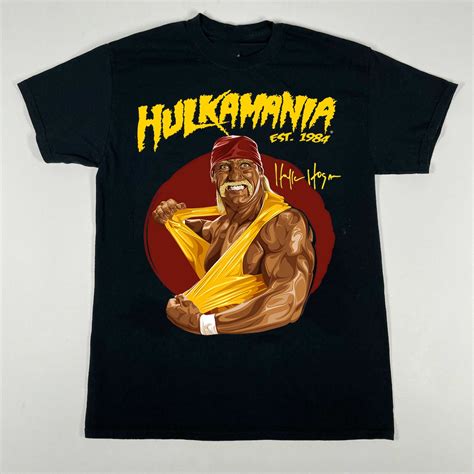 Hulk Hogan Tshirt Vintage Hulkamania Hulk Hogan Shirt Hulk Etsy