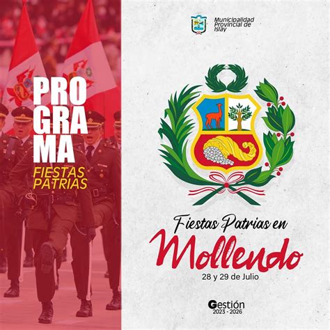 Programa De Fiestas Patrias Mollendo Noticias Municipalidad