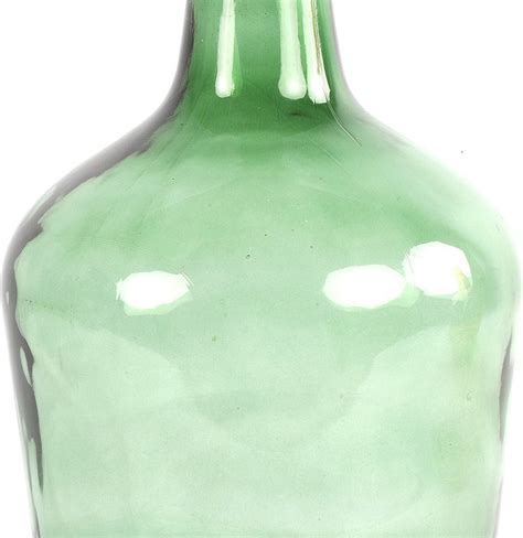 Countryfield Vaas Transparant Groen Glas Xl Fles D X H Cm