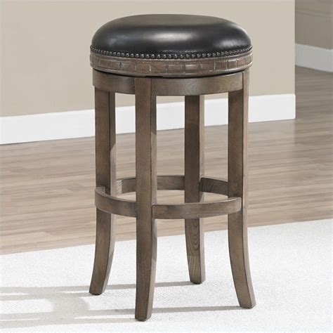 American Heritage Sonoma Bar Stool In Weathered Oak 111165 111166