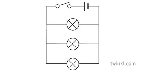 Circuito Paralelo Tr S L Mpadas Um Interruptor Bateria Diagrama Ci Ncia