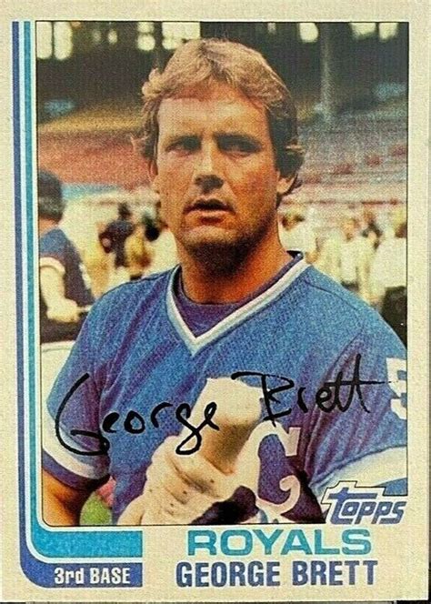 George Brett Topps Base Price Guide Sports Card Investor