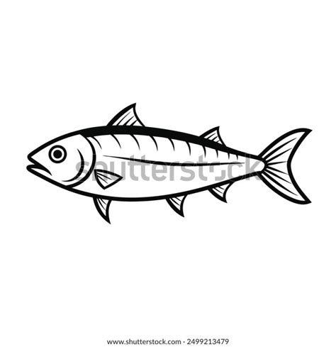 Mackerel Fish Vector Illustration Cartoon Clipart Stock Vector Royalty