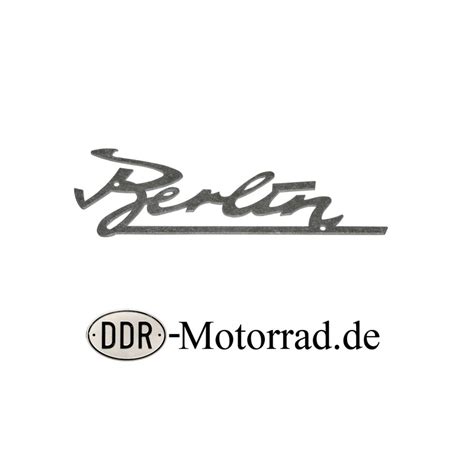 Schriftzug IWL Berlin Spritzblech DDR Motorroller Ersatzteile