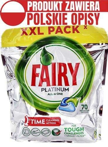 Fairy Platinum Szt Kaps Do Zmywarki Original Do Zmywarek Rivos