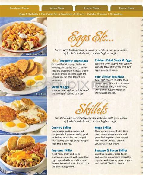 Menu of Carrows Restaurant in Las Vegas, NV 89109