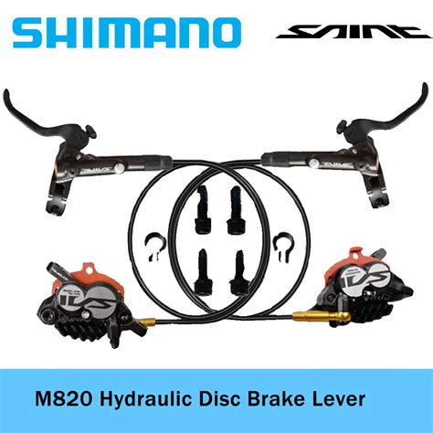 Shimano Saint M820 Hydraulic Disc Brake Four Piston Calipers Brakes Bl