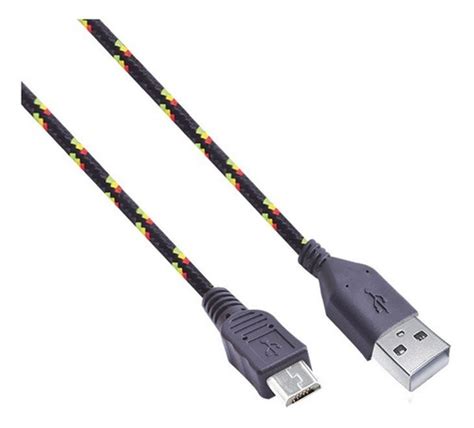 Cable Usb A Micro Usb Tela 1m Negro Rantec Electronics