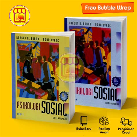 Jual Paket 2 Buku Psikologi Sosial Jilid 1 2 Edisi Kesepuluh By Robert