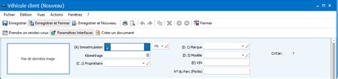 Créer une fiche véhicule client dans EBP MéCa Centre d aide EBP
