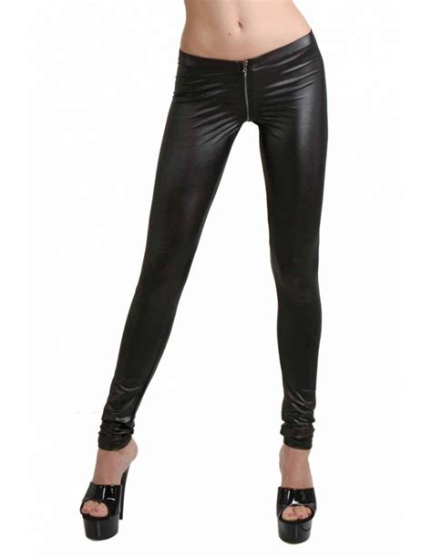 KINKY FETISH WETLOOK LEGGING MET RITS Cocolamar Be