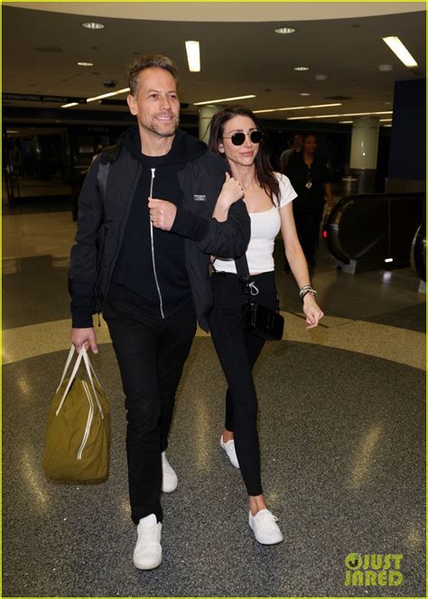 Ioan Gruffudd Fianc E Bianca Wallace Arrive Back In L A After