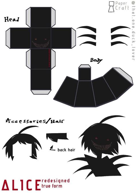 Papercraft De Alice In 2024 Paper Doll Template Paper Crafts Paper