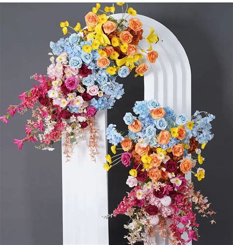 Colorful Floral Arrangement For Wedding Backdrop – WeddingStory Shop