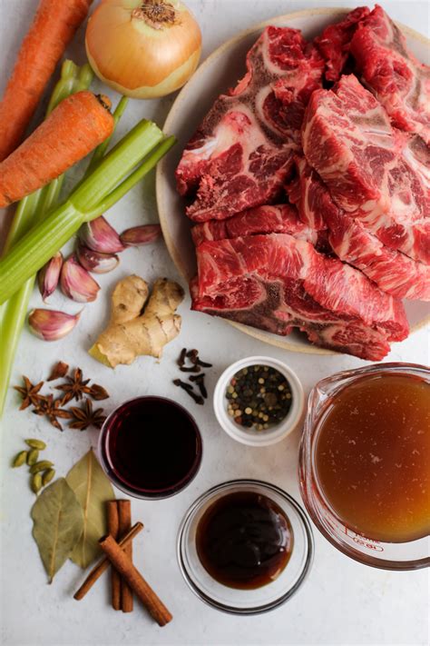 Braised Beef Neck Bones With Chinese Five Spice And Rice