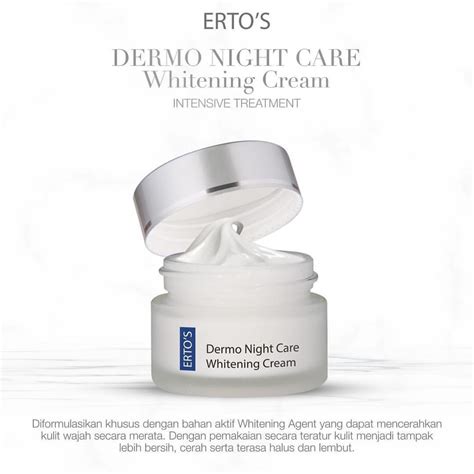 Cnc Virtual Jual Ertos Dermo Night Care Whitening Cream Intensive