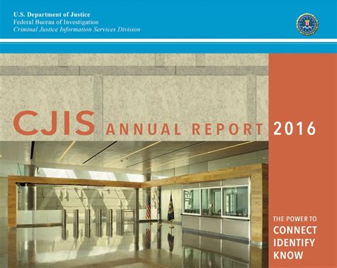 2016 CJIS Annual Report — FBI