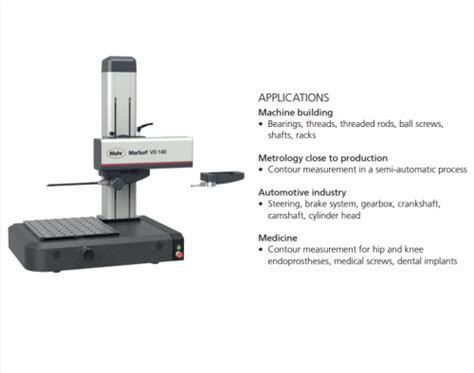 Marsurf Cd 140 Cd 280 Contour Measuring Station Besmic Optic Industry