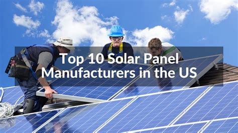 Top Solar Panel Manufacturers In The Us Jinmeit