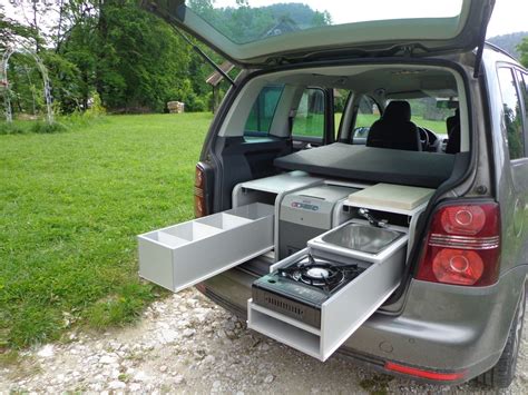 VW Sharan Camping Mit Dem Hochdachkombi Camping Box Volkswagen