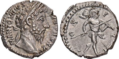 Antoninus II Marcus Aurelius 161 180 AR Denar 170 171 Rom 2 92 G