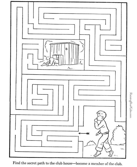 Free Maze Printables 040 Maze Worksheet Printable Mazes Mazes For