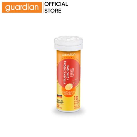 Guardian Vitamin C Zinc Effervescent 10 S Shopee Malaysia