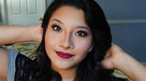 Fall Make Up Tutorial Dark Lips Youtube