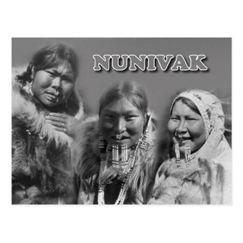 Women of Nunivak Island, Alaska Postcard | Zazzle