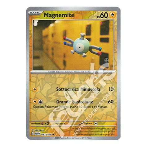 081 165 Magnemite Comune Reverse IT MINT Federicstore