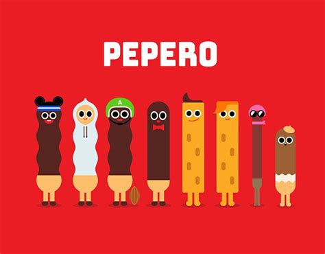 Pepero Character Design Character Design Sticker Design Character