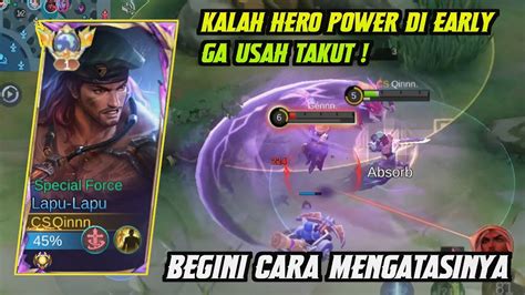 TUTORIAL LAPU LAPU EXP MENANGIN LANING PHASE LAWAN KHALEED MOBILE