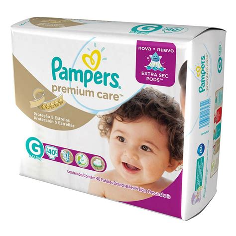 Fralda Pampers Premium Care Mega G 30 Unidades Na Drogaria Cristal Online