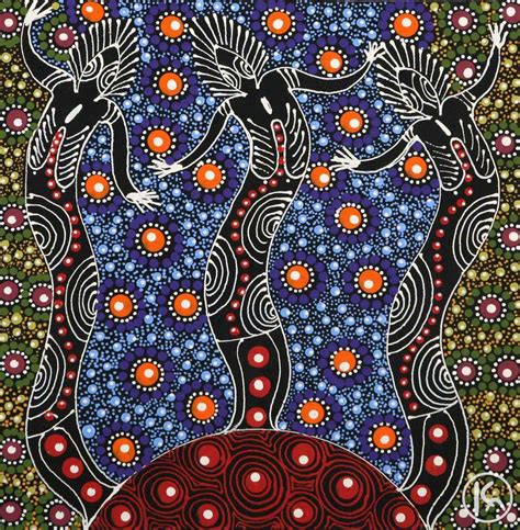 Dreamtime Sisters By Colleen Wallace Nungari From Utopia Central