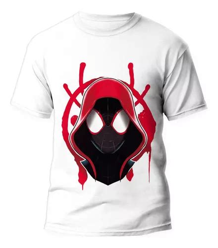 Playera Superhéroe Spider Man Miles Morales 2927 Mercadolibre