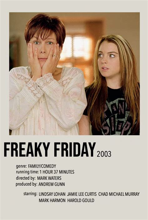 Freaky Friday Poster Atelier Yuwaciaojp