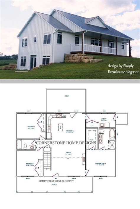 Farmhouse Plans With Basement