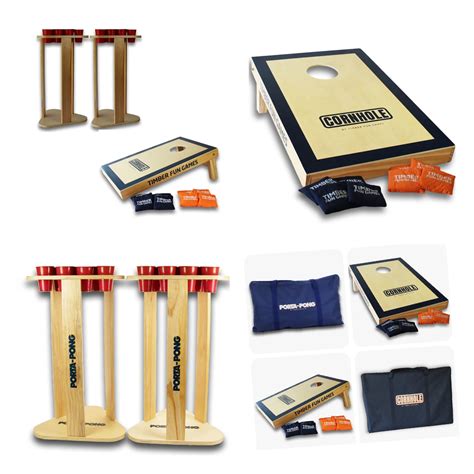 Premium Porta Pong and Cornhole Pack - Budget Outdoor Party Hire