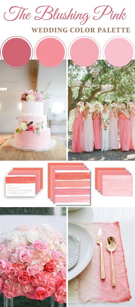 Pink Wedding Color Schemes Jenniemarieweddings