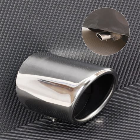 CITALL 1Pc Stainless Steel Exhaust Tail Rear Muffler Tip Pipe For