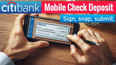 How To Deposit Citibank Mobile Check Deposit Step By Step Youtube