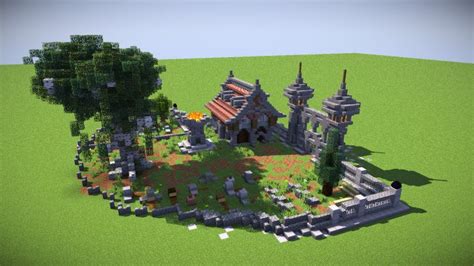 Medieval Mondays #8: Cemetery Minecraft Project | Minecraft projects, Minecraft city, Minecraft ...