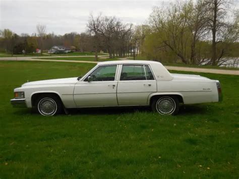 1979 Cadillac Coupe Deville Delegance White 4 Door Full Size Luxury