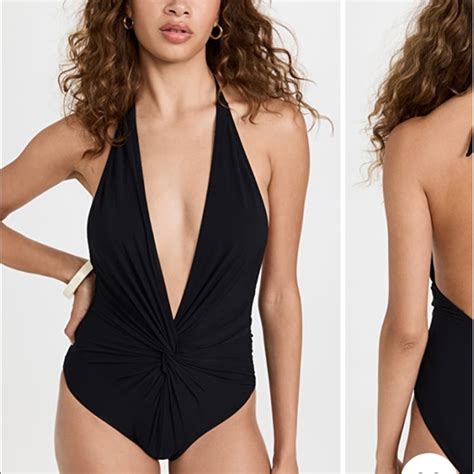 Karla Colletto Swim Nwt Karla Colletto Low Back Plunge One Piece